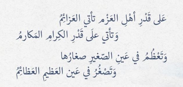 شعر المتنبي في الحكمة - شاهد اجمل اشعار المتنبي في الحكمة 2697 5