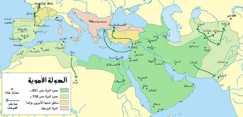 خريطة الفتوحات الاسلامية في عهد الخلفاء الراشدين - الفتوحات الاسلامية لم تقم بالسيف 2401 8